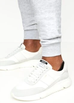 Gym King Minefield Jogger - Snow Marl/White/Light Grey Marl -Gym King Store MINEIFLEDCREW SNOWWHITELGMSWT E20AA 135