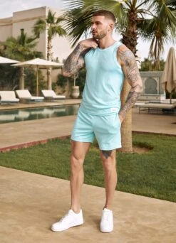 Gym King Brooklyn Mesh Short - Aqua Blue -Gym King Store Marrakesh202415193copy e0ee47c6 9e29 4917 bded 8aa2b8fe04d8