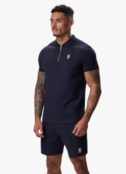 Gym King Riviera Signature Polo - Navy -Gym King Store N4