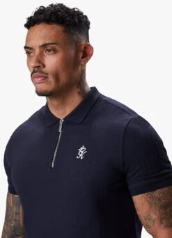 Gym King Riviera Signature Polo - Navy -Gym King Store N7