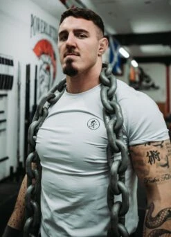 Gym King Nothing Beats Belief Tee - White 12 Gym King Nothing Beats Belief Tee - White -Gym King Store NBB WHITE 3