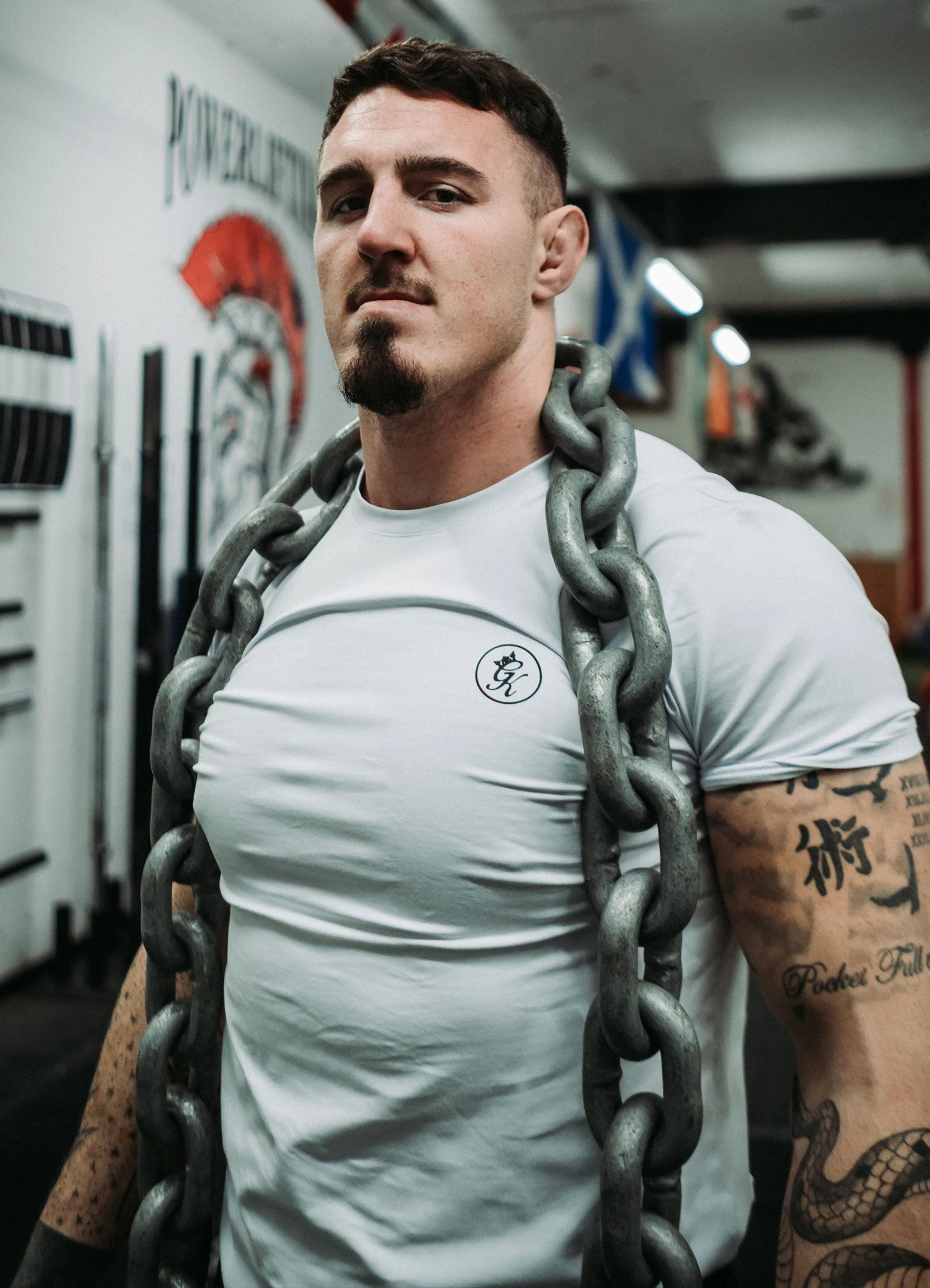 Gym King Nothing Beats Belief Tee - White 5 Gym King Nothing Beats Belief Tee - White - Image 3