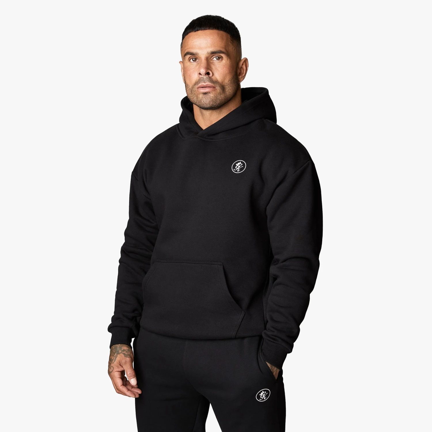 Gym King Nothing Beats Belief Hood - Black 4 Gym King Nothing Beats Belief Hood - Black - Image 2