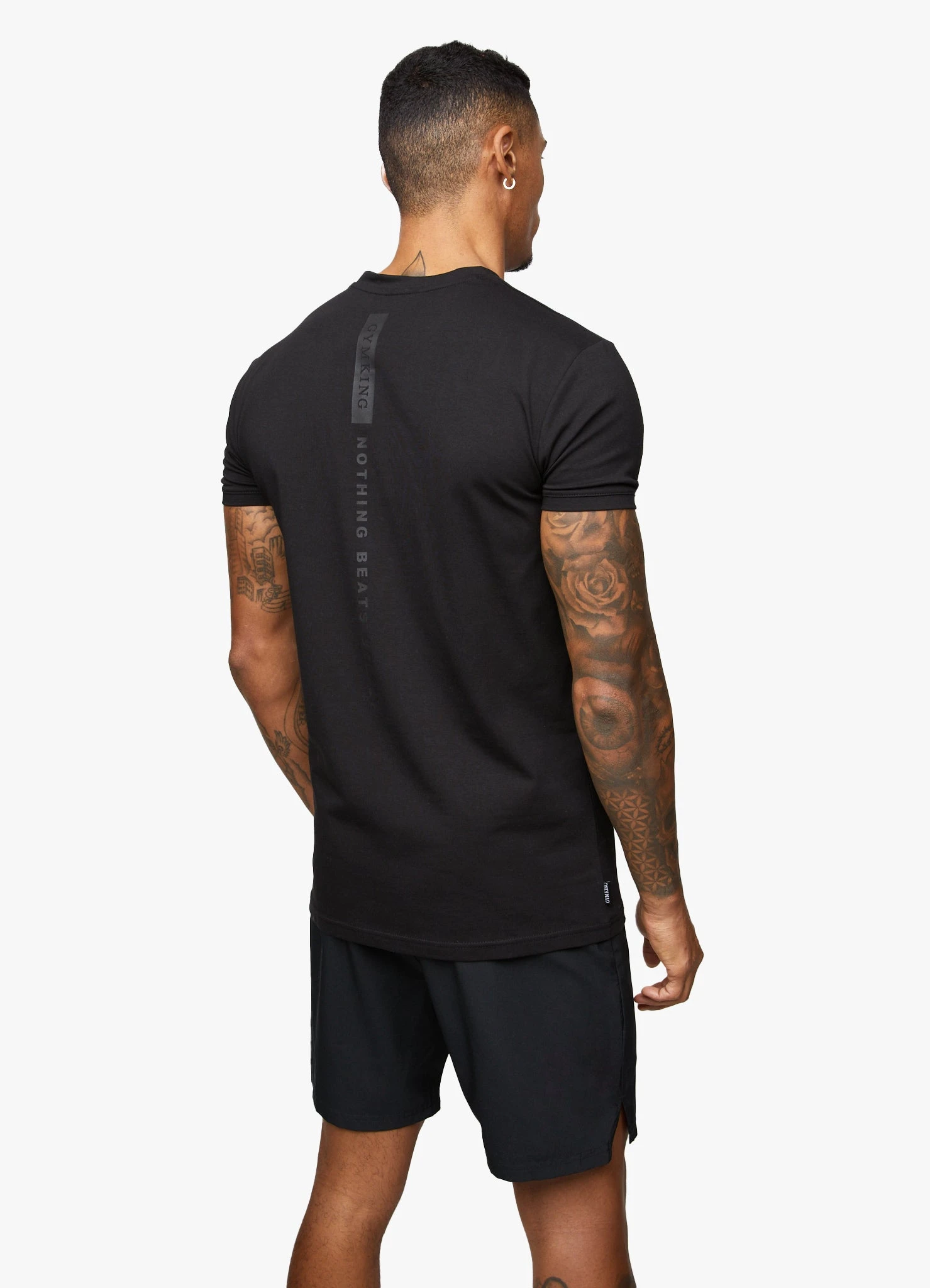 Gym King Nothing Beats Belief Tee - Black 10 Gym King Nothing Beats Belief Tee - Black - Image 8