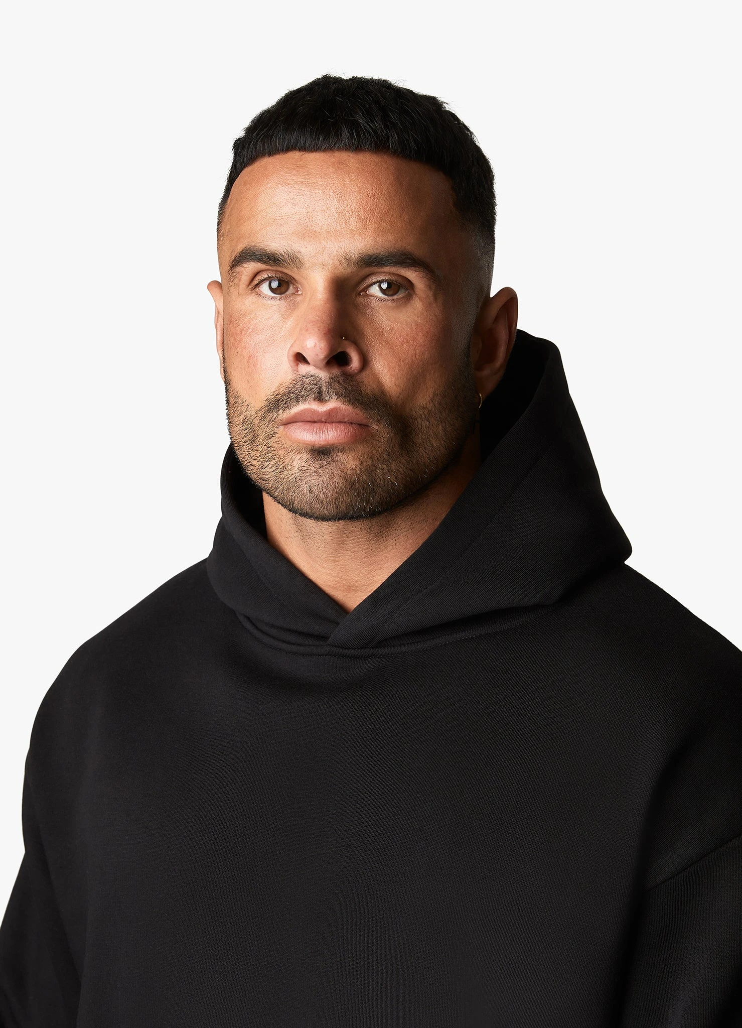 Gym King Outline Print Hood Tracksuit - Black 12 Gym King Outline Print Hood Tracksuit - Black - Image 10