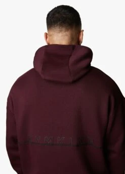 Gym King Outline Print Hood - Burgundy -Gym King Store OUTLINEPRINTHOOD JOGGER BURGUNDYHDE A2BFNTSB A2BFQ 148