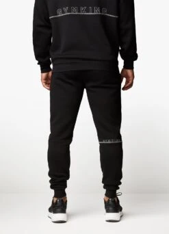 Gym King Outline Print Crew Tracksuit - Black -Gym King Store OUTLINEPRINTSWEATSHIRT JOGGERS BLACKSWT A2BFITSB A2BFO 156 7859beaf 9d0a 4bc1 adf7 fb7a1344cf59