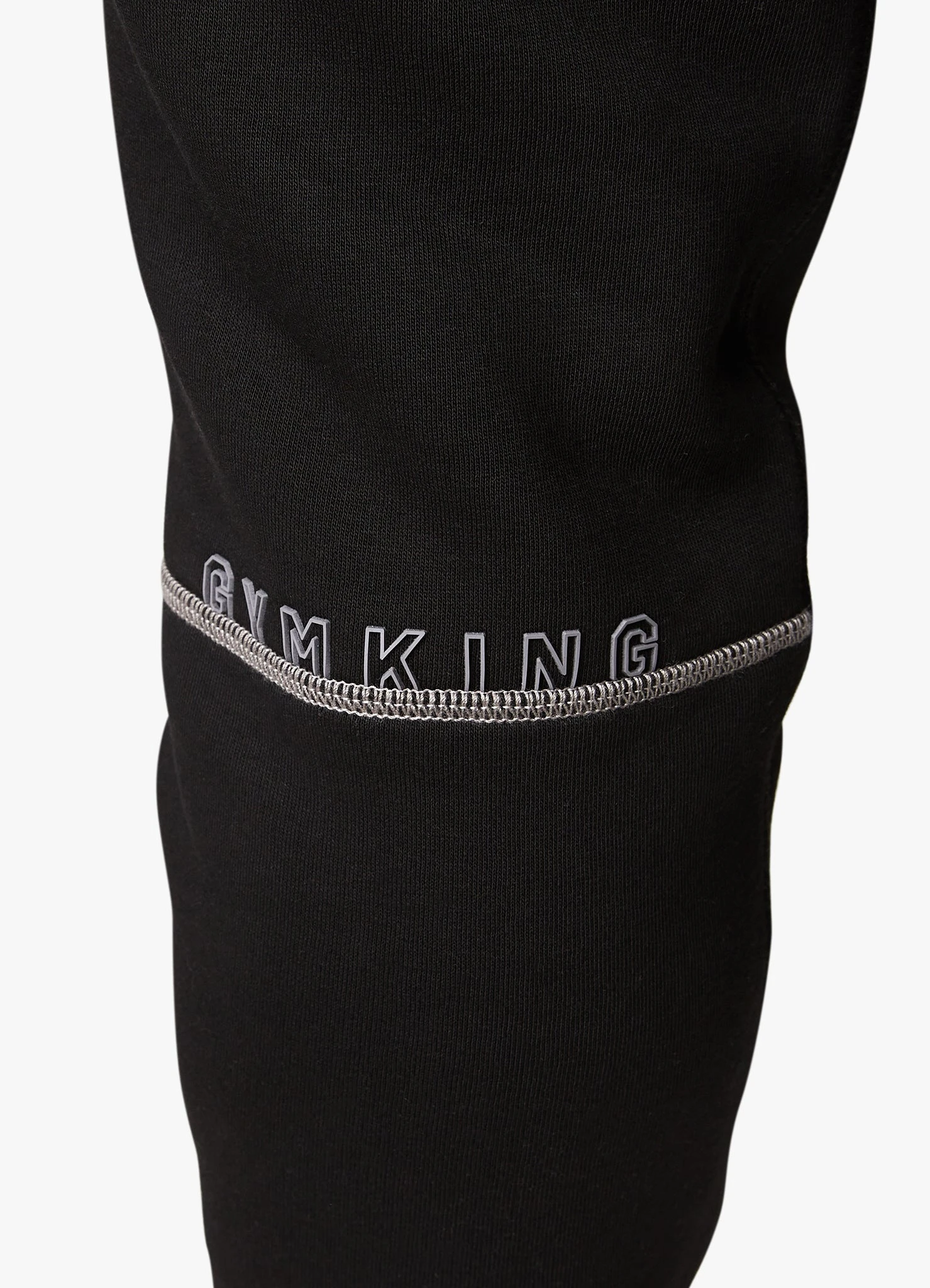 Gym King Outline Print Hood Tracksuit - Black 15 Gym King Outline Print Hood Tracksuit - Black - Image 13