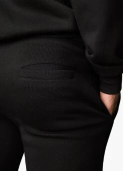 Gym King Outline Print Jogger - Black -Gym King Store OUTLINEPRINTSWEATSHIRT JOGGERS BLACKSWT A2BFITSB A2BFO 167