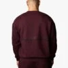 Gym King Outline Print Sweatshirt - Burgundy -Gym King Store OUTLINEPRINTSWEATSHIRT JOGGERS BURGUNDYSWT A2BFJTSB A2BFQ 131