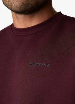 Gym King Outline Print Crew Tracksuit - Burgundy -Gym King Store OUTLINEPRINTSWEATSHIRT JOGGERS BURGUNDYSWT A2BFJTSB A2BFQ 133 d53761d3 3e6e 4fee a443 25463a68f066