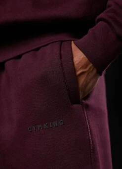 Gym King Outline Print Jogger - Burgundy -Gym King Store OUTLINEPRINTSWEATSHIRT JOGGERS BURGUNDYSWT A2BFJTSB A2BFQ 46