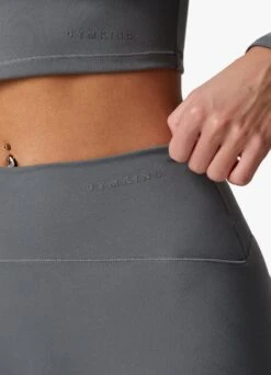 Gym King Peach Luxe 4" Short - Dark Sage Luxe -Gym King Store PEACHLUXELSTOP SHORT DARKSAGELUXEWLT A2BVIWSR A2BVL163