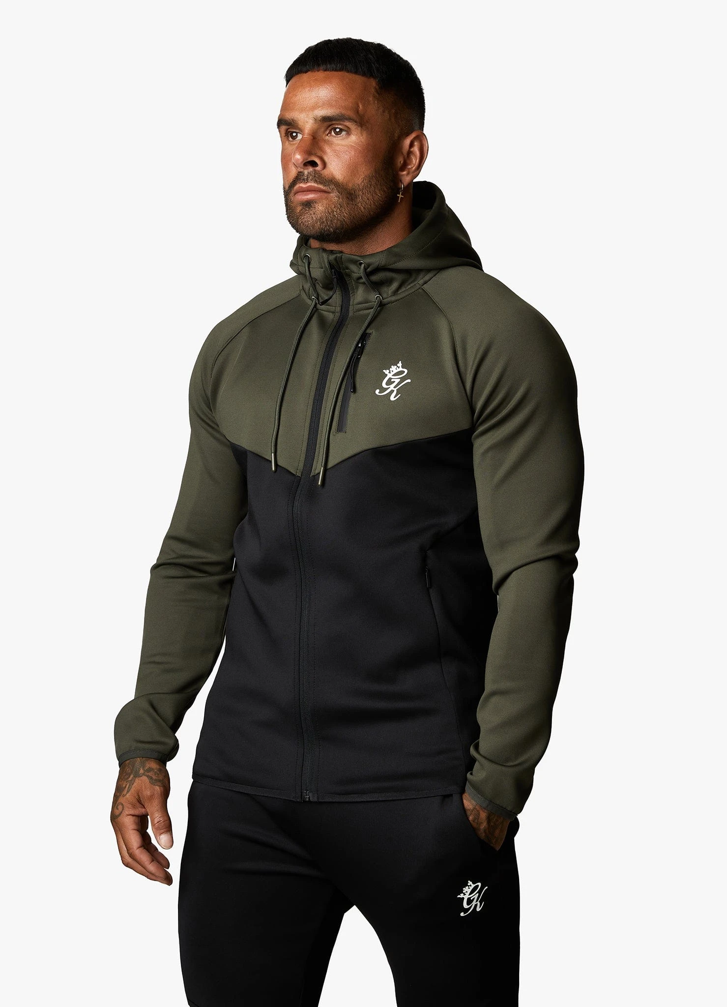 Gym King Precision Tracksuit - Khaki 5 Gym King Precision Tracksuit - Khaki - Image 3
