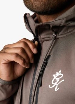 Gym King Precision FZ Hood - Iron/Black -Gym King Store PRECISIONFZHOOD JOGGER KHAKIBLACKTST A2A41TSB A2A42 284