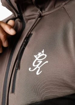 Gym King Precision FZ Hood - Iron/Black -Gym King Store PRECISIONFZHOOD JOGGER KHAKIBLACKTST A2A41TSB A2A42 285