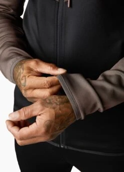 Gym King Precision FZ Hood - Iron/Black -Gym King Store PRECISIONFZHOOD JOGGER KHAKIBLACKTST A2A41TSB A2A42 286