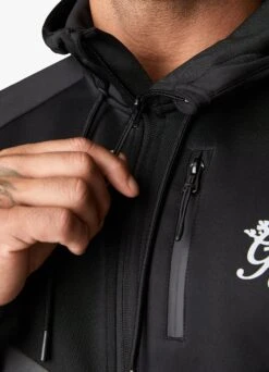 Gym King Precision Full Zip Hood - Graphite 21 Gym King Precision Full Zip Hood - Graphite -Gym King Store PRECISIONFZHOOD TRACKSUITBOTTOM BLACKGRAPHITETST A273T 373
