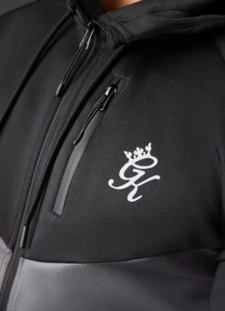 Gym King Precision Full Zip Hood - Graphite 22 Gym King Precision Full Zip Hood - Graphite -Gym King Store PRECISIONFZHOOD TRACKSUITBOTTOM BLACKGRAPHITETST A273T 374