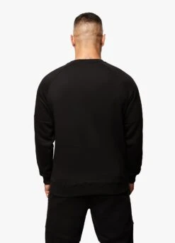 Gym King Premium Taped Crew - Black/Gold -Gym King Store PREMIUMTAPEDCREW JOGGER BLACKGOLDSWT A2BDPTSB A2BDB 71