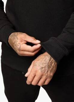 Gym King Premium Taped Tracksuit - Black/Gold -Gym King Store PREMIUMTAPEDCREW JOGGER BLACKGOLDSWT A2BDPTSB A2BDB 74 b296aad5 bc08 4db9 926a 5b5751bdf476