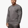 Gym King Premium Taped Crew - Grey -Gym King Store PREMIUMTAPEDCREW JOGGER GREYSWT A2BDOTSB A2BD9 46