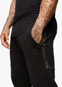 Gym King Premium Taped Tracksuit - Black/Gold -Gym King Store PREMIUMTAPEDTEE JOGGER BLACKGOLDSST A2BDUTSB A2BDB 66 6912e53e 668f 480d a723 84a0a19b3a77