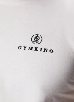Gym King Pro Classic Tee - White -Gym King Store PROCLASSICTEE SHORT WHITESST B2CUYSHR B2CV3 146