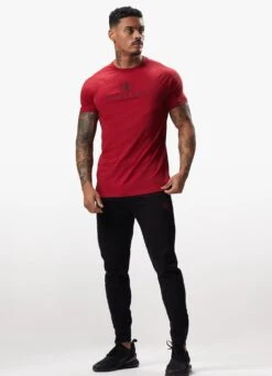 Gym King Pro Logo Jogger - Black/Red -Gym King Store PROJERSEYTEE JOGGER BLACKREDSST A2C3JTSB A2C3A 477