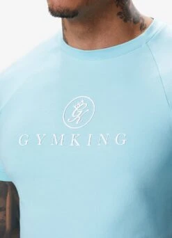 Gym King Pro Jersey Tee - Aqua Blue -Gym King Store PROJERSEYTEE SHORT AQUABLUESST A2CHLSHR A2CHQ1632