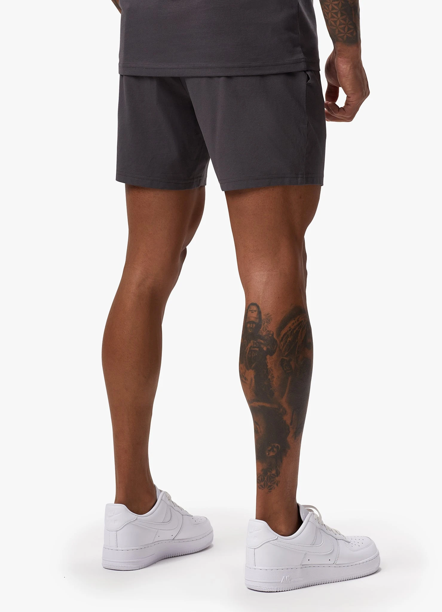 Gym King Pro Logo Jersey Short - Graphite 5 Gym King Pro Logo Jersey Short - Graphite - Image 3