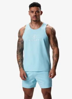 Gym King Pro Jersey Vest - Aqua Blue -Gym King Store PROJERSEYVEST AQUABLUEVST A2CHZ1412