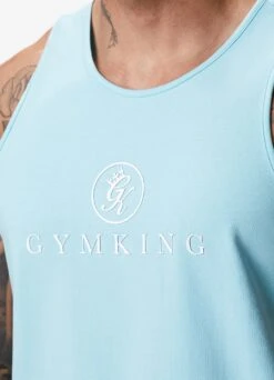 Gym King Pro Jersey Vest - Aqua Blue -Gym King Store PROJERSEYVEST AQUABLUEVST A2CHZ1432
