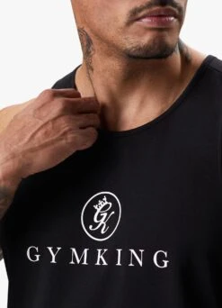 Gym King Pro Jersey Vest - Black -Gym King Store PROJERSEYVEST BLACKVST A2CHU 109