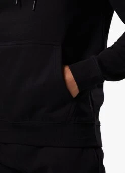 Gym King Pro Logo Fleece Hood - Black/Red -Gym King Store PROLOGOHOOD JOGGER BLACKREDHDE A2C34TSB A2C3A 461