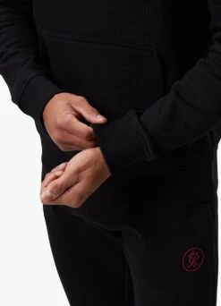 Gym King Pro Logo Fleece Tracksuit - Black/Red -Gym King Store PROLOGOHOOD JOGGER BLACKREDHDE A2C34TSB A2C3A 462 a308ebfc 3c01 49bc 8d1c fc57cecede0b