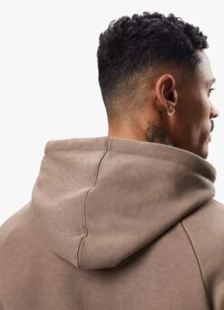 Gym King Pro Logo Fleece Hood - Dark Taupe -Gym King Store PROLOGOHOOD JOGGER DARKTAUPEHDE A2C32TSB A2C38 441