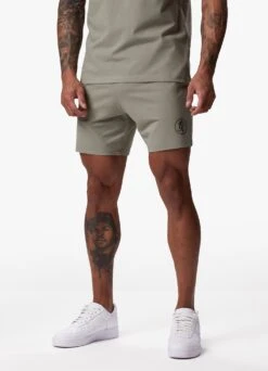 Gym King Pro Logo Short V2 - Khaki -Gym King Store PROLOGOTEE SHORT KHAKISST A2CI6SHR A2CI8119