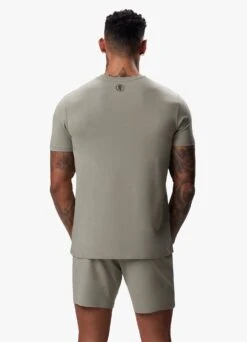 Gym King Pro Logo Tee V2 - Khaki -Gym King Store PROLOGOTEE SHORT KHAKISST A2CI6SHR A2CI8122