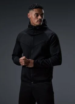 Gym King Alpha Poly FZ Hood - Black 19 Gym King Alpha Poly FZ Hood - Black -Gym King Store Q124MENSECOMALPHA EST2504copy