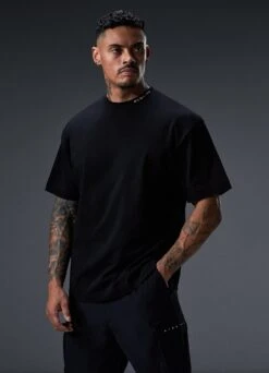 Gym King Alpha Tee - Black -Gym King Store Q124MENSECOMALPHA EST2566copy