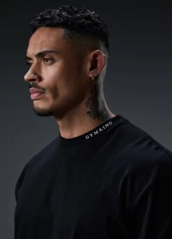 Gym King Alpha Tee - Black -Gym King Store Q124MENSECOMALPHA EST2574copy