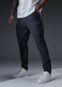 Gym King Rebellion Cargo Jogger - Graphite -Gym King Store Q124MENSECOMALPHA EST2652copy