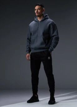 Gym King Alpha 1/2 Zip Hood - Graphite -Gym King Store Q124MENSECOMALPHA EST2666copy