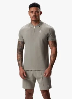 Gym King Riviera Signature Polo - Khaki 15 Gym King Riviera Signature Polo - Khaki -Gym King Store R6