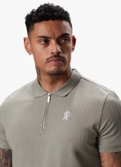 Gym King Riviera Signature Polo - Khaki 17 Gym King Riviera Signature Polo - Khaki -Gym King Store R7