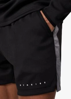 Gym King Rebellion Crush Short - Black -Gym King Store REBELLIONCRUSH14ZIPFUNNEL SHORT BLACKQZP G2C1USHR G2C1V 210