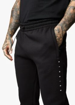 Gym King Rebellion Jogger - Black -Gym King Store REBELLIONFLEECEHOOD JOGGER BLACKHDE A2ALMTSB A2ALP13