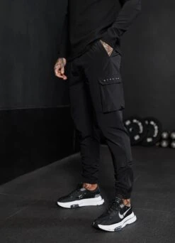 Gym King Rebellion Cargo Jogger - Black -Gym King Store REBELLIONHOOD CARGOJOGGER BLACK 122