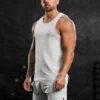 Gym King Rebellion Vest - Light Grey -Gym King Store REBELLIONVEST SHORT LIGHTGREY VST A2BOAAHR A2BOE 346